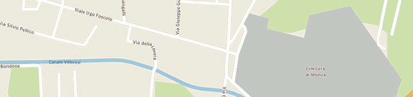 Mappa della impresa trevisan claudio a MONZA