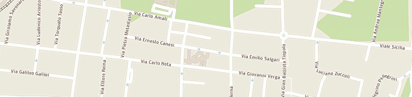 Mappa della impresa studio gong srl a MONZA