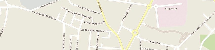 Mappa della impresa riviera di riviera stefano e paolino roberto snc a BRUGHERIO