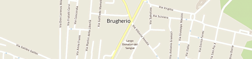 Mappa della impresa diana srl a BRUGHERIO