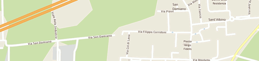 Mappa della impresa floricoltura gavazzi antonio mauro e marcello societ agricola a BRUGHERIO