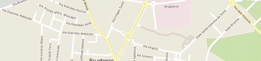 Mappa della impresa manifattura cotone e canapa snc a BRUGHERIO
