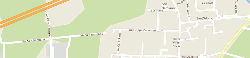 Mappa della impresa villa silvio e gustinetti lucio snc a BRUGHERIO