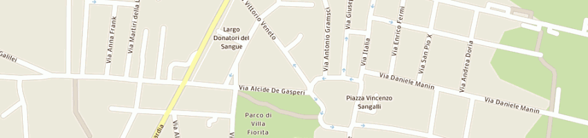 Mappa della impresa lega lombarda - lega nord sez brugherio carugate a BRUGHERIO