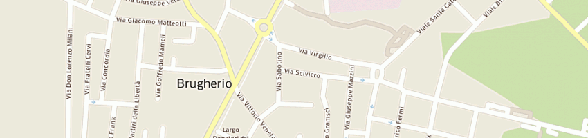 Mappa della impresa amministrazione oriani enrico a BRUGHERIO