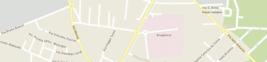 Mappa della impresa sarti terenzio giovanni a BRUGHERIO