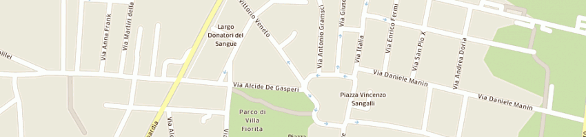 Mappa della impresa cornici vigano di studio v di vigano' riccardo a BRUGHERIO
