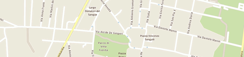 Mappa della impresa farmacia centrale snc della drssa cristina molgaro e c a BRUGHERIO