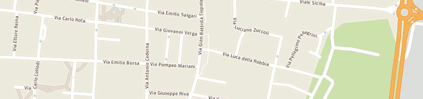 Mappa della impresa associazioni calcio cederna monza a MONZA