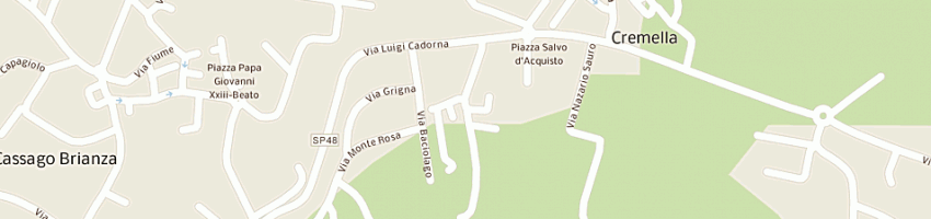Mappa della impresa reda sas di antonella brenna e c a CREMELLA