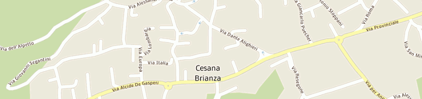 Mappa della impresa asilo infantile giuseppe redaelli a CESANA BRIANZA