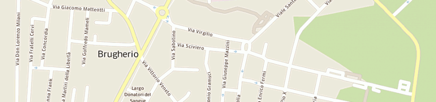 Mappa della impresa benini enrico a BRUGHERIO