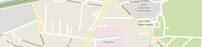 Mappa della impresa abacus srl a BRUGHERIO