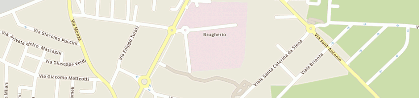 Mappa della impresa fc srl a BRUGHERIO