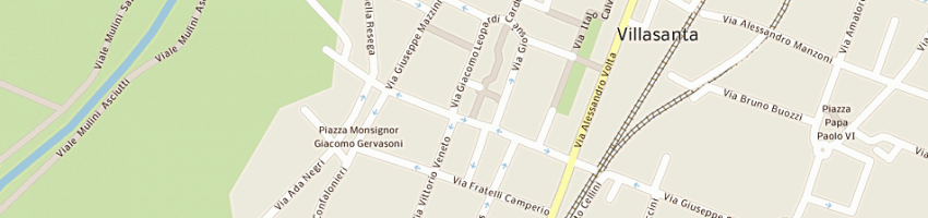 Mappa della impresa banca banca popolare di milano a VILLASANTA