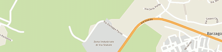 Mappa della impresa pozzi arturo spa tessitura jacquard a BARZAGO