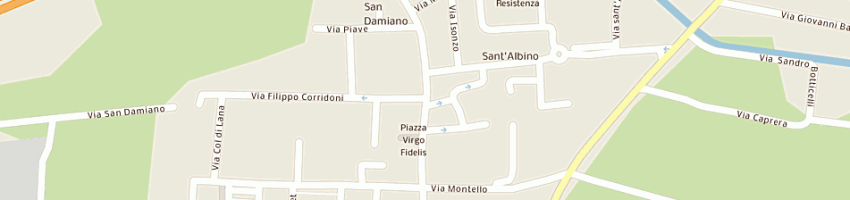 Mappa della impresa scuola elementare corridoni a BRUGHERIO