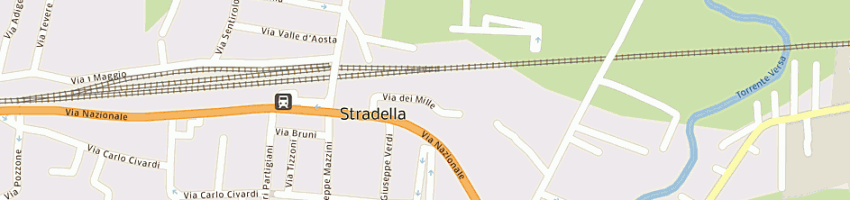 Mappa della impresa carrozzauto srl a STRADELLA