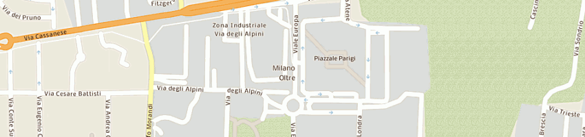 Mappa della impresa alha air lines handling agents spa a SEGRATE