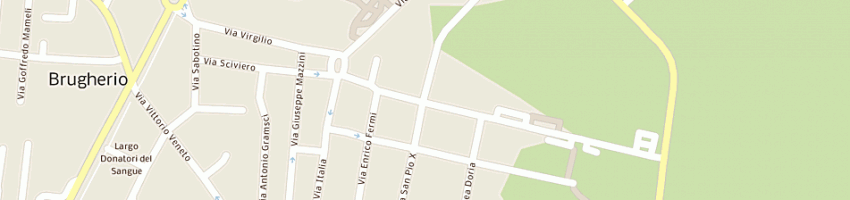 Mappa della impresa bar del centro a BRUGHERIO