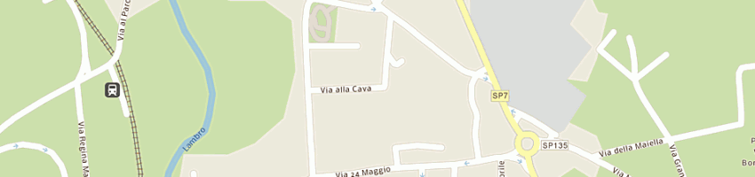 Mappa della impresa stabilini fabio a LESMO