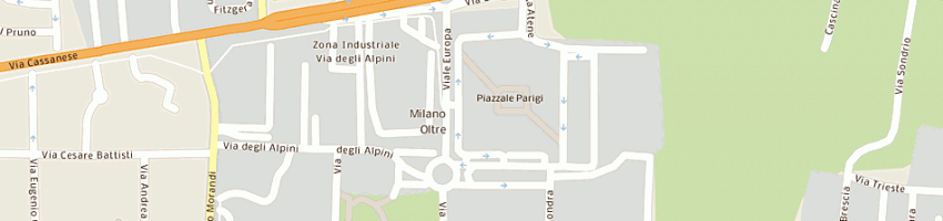Mappa della impresa multilogistic srl a SEGRATE