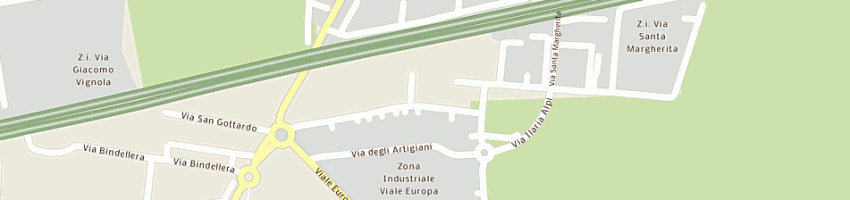 Mappa della impresa crio therm di puggioni romano a BRUGHERIO