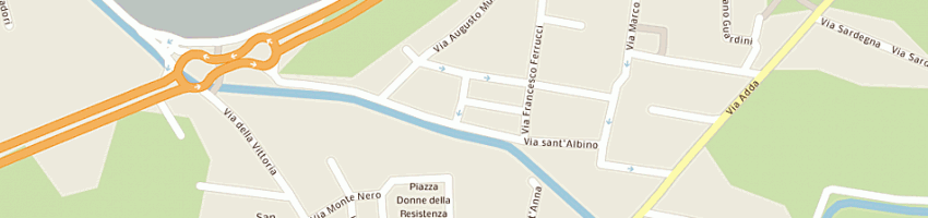 Mappa della impresa ratti snc di mario bruno ratti e c a MONZA