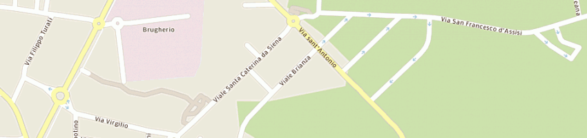 Mappa della impresa santagostino franco a BRUGHERIO