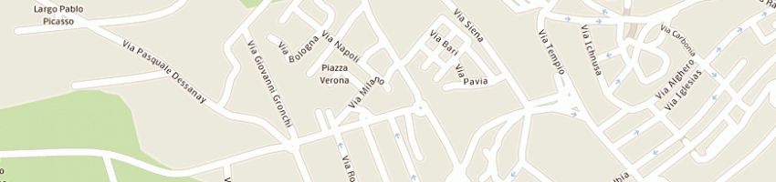 Mappa della impresa farmacia virdis drmaria rita a NUORO