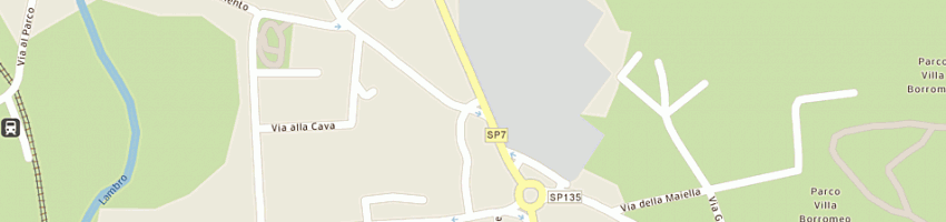 Mappa della impresa bruno francesco a LESMO