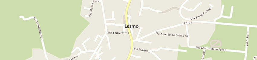 Mappa della impresa bonati marco a LESMO