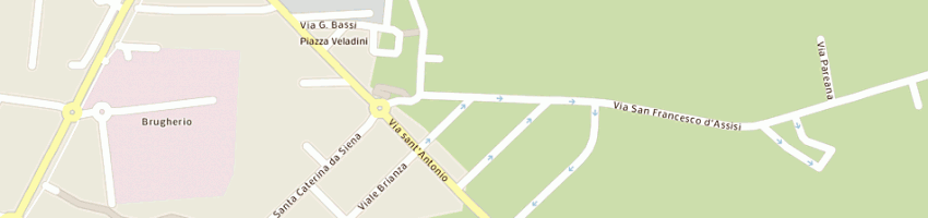 Mappa della impresa scuola materna manzoni a BRUGHERIO