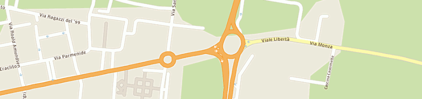 Mappa della impresa autotrasporti flli calabrese g e c snc a CASCINA
