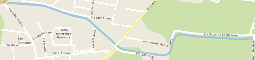 Mappa della impresa villa calzature sas a BRUGHERIO