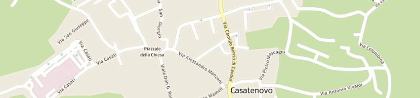 Mappa della impresa municipio di casatenovo a CASATENOVO