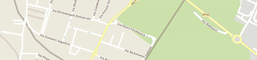 Mappa della impresa l'agriverde srl a VILLASANTA