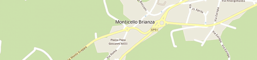 Mappa della impresa hemingway srl a MONTICELLO BRIANZA