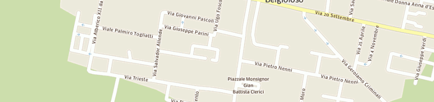 Mappa della impresa malinverni giovanni a BELGIOIOSO