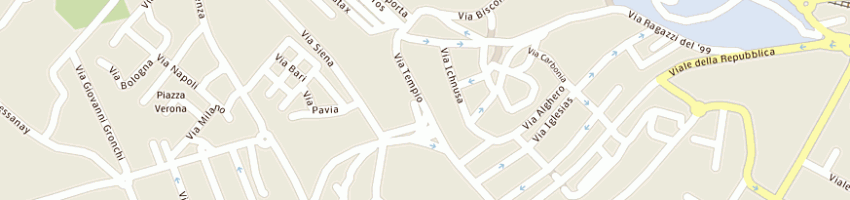 Mappa della impresa font di ariu ivano a NUORO