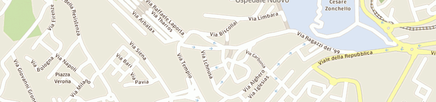 Mappa della impresa leoni gian piero a NUORO