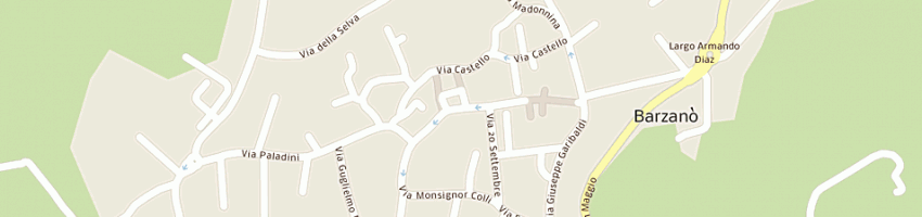 Mappa della impresa ristorante da ettore srl a BARZANO 