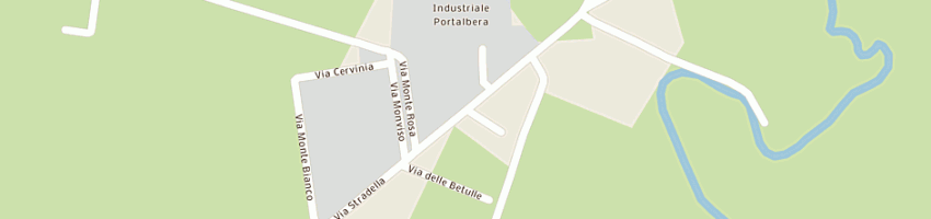 Mappa della impresa aguzzi gian paolo a PORTALBERA