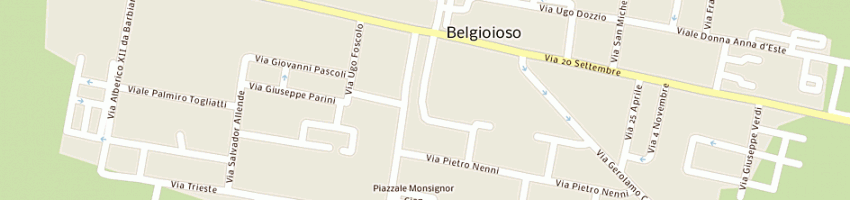 Mappa della impresa galanti libero restauri sas di nzute ifeoma e c a BELGIOIOSO