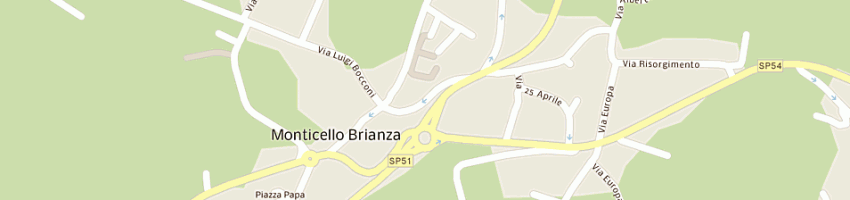 Mappa della impresa redaelli di cinzia borghesi a MONTICELLO BRIANZA