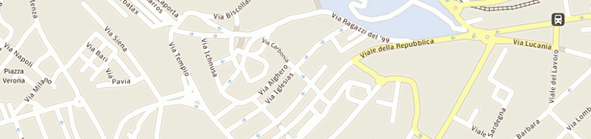 Mappa della impresa zucchetti centro sistemi srl a NUORO