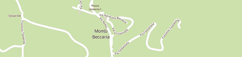 Mappa della impresa delmonte pietro a MONTU BECCARIA