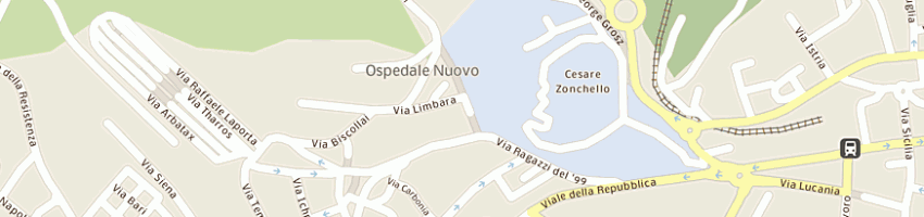Mappa della impresa ziranu roberto a NUORO