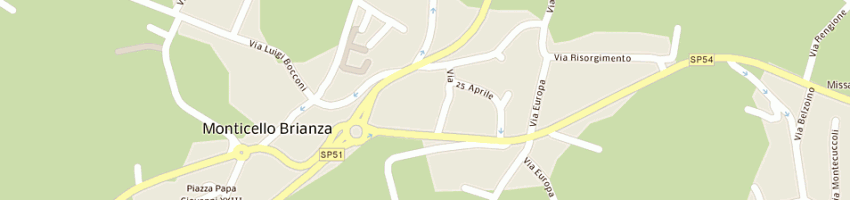 Mappa della impresa leone corrado a MONTICELLO BRIANZA