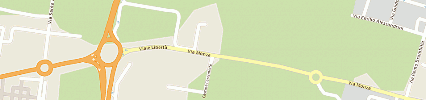 Mappa della impresa vegetti fratelli gerardo e c sdf a MONZA